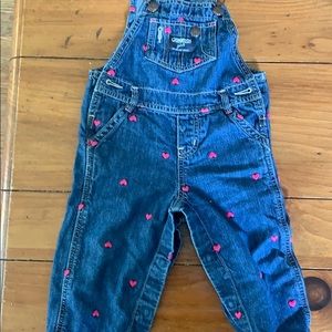 Baby heart overalls